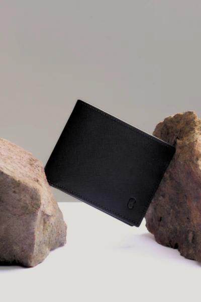 Billetera Negra Saffiano