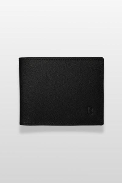 Billetera Negra Saffiano