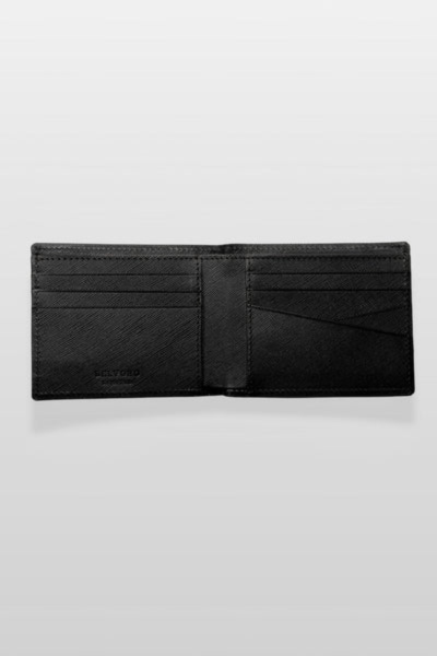 Billetera Negra Saffiano
