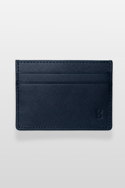 Tarjetero Azul Saffiano