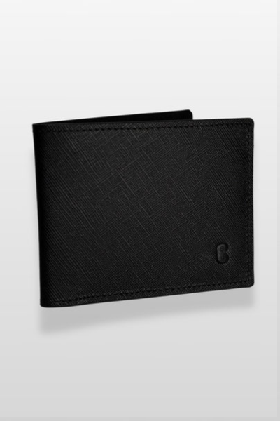 Billetera Negra Saffiano